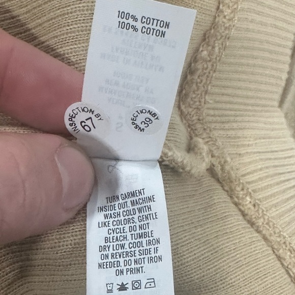 NWT Aerie Tan Cropped Hoodie (Small) - Picture 7 of 9